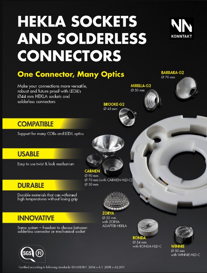 Ledil Hekla Solderless Connectors